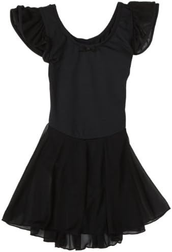 Capezio Girls 2-6x Flutter Sleeve Dress Leotard