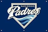 San Diego Padres Indoor/Outdoor Fan Banner 3 ft x 2 ft MLB Baseball Fan Shop Sports Team Merchandise