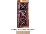 Wine Cellar Innovations Designer Series Collection Natural Red Oak Open Diamond Cube 72x24x13-in.