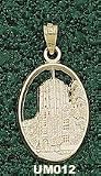 Univ Of Michigan Union Charm/Pendant -14K/10K, Stainless Steel or Gold Plated