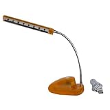 USB Battery Operated 8 LED Desk Lamp
