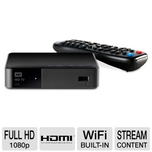 Western Digital WD TV Live Streaming Media Player - WDBHG70000NBK-HESN