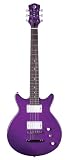 Luna Pandora Double Cutaway 12 String Acoustic Guitar, Plum