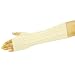 Cable Knit Arm Warmer Fingerless Long Gloves Ivory