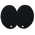 Black Velvet - Genuine SWAROVSKI Crystal Embellished Ear Mitts Bandless Ear Muffs 100g ThinsulateTM Insulation DuPontTM Teflon® (2 sizes)