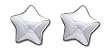 Solid Sterling Silver Star Earrings