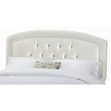 Skyline Furniture 26XX (Shantung Pearl) Arc Tufted Headboard in Shantung Pearl Size: King