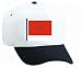 White Cap with Moroccan, flag, Morocco