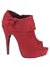 Sexy Peep Toe Suede Platform Bootie - 8