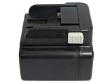 24V,2000mAh,Ni-Cd,Replacement Power Tools Battery for HITACHI C 7D, CR 24DV, DH 24DV, DH 24DVA, DV 24DV, DV 24DVA, DV 24DVKS, Compatible Part Numbers: EB 2420,EB 2430HA, EB 2430R, EB 2433X,