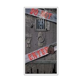 5' Haunted Halloween Door Cover