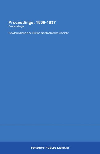 Proceedings, 1836-1837
