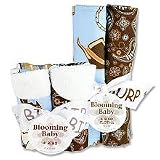 Cowboy Bouquet Bib and Burp Cloth Set