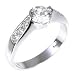 STUDIO 925: *ROUND SOLITAIRE DIAMOND CZ RING*