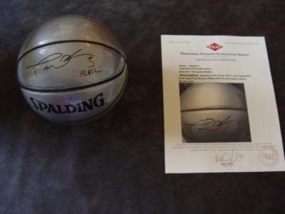 Autographed Dwyane Wade Ball - 2011 Finals PAAS COA - Autographed Basketballs