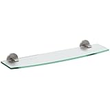 Gatco 4116 Zone Glass Shlef, Satin Nickel