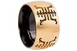 EMPEROR Collection Titanium Men's IP Yellow Gold Ring