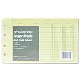 Office Products : Ledger Refill for 63453, 5'x8-1/2', 100 Sheets/Pack RED14055