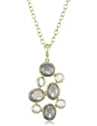 Jolie B. Ray "Vino" Labradorite and White Moonstone Necklace