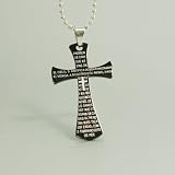 Black Bible Cross Model Design Mens Pendant for Uni-sex Ball Chain for Men with Box J2026