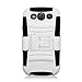 Generic Samsung i9300, Galaxy S III Rhino Armor Case with Holster and Swivel Belt Clip Combination -Black,White