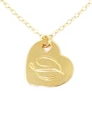 Personalized Engraved Initial Heart