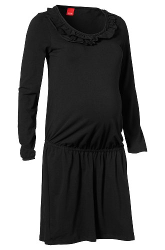 ESPRIT Maternity Damen Umstandsmode Kleid Regular Fit, B84269, Gr. 34 (XS), Schwarz (Black Preisvergleich
