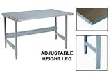 Open Leg Workbench Adj Ht Legs 29-1/2 To 37