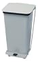 Grafco Enamel Square Step-On Waste Receptacle, Each