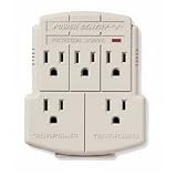 Philips USA 5-Outlet Surge Protector Wall Adapter