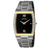 Seiko Watches- Seiko with Diamonds and Cabochon Crown Mens Watch