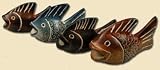 1 African Hand Carved Soapstone Mini Fish Feng Shui Statue Sculpture