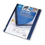 VeloBind Binding Cover, Linen Weave Texture Paper, 8 1/2 x 11, Navy, 25 per Pack