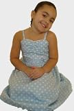Laura Ashley Girls Polka Dot Sundress