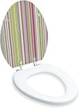 KOHLER K-4717-CP-D7 Surprise Elongated Artful Toilet Seat, Surprise