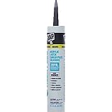 12 Pack Dap 18109 ALEX PLUS Acrylic Latex Caulk Plus Silicone - Dark Bronze 10.1-oz...