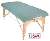 Omni Premium Portable Wood Massage Table Black