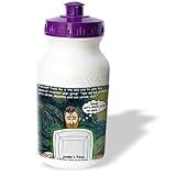 Londons Times Famous People Places Books Cartoons - Van Gogh and Internet Chat Rooms - Water Bottles