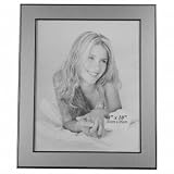 Brushed and Polished Metal Engravable Photo 8x10 Silver Picture Frame Wholesale