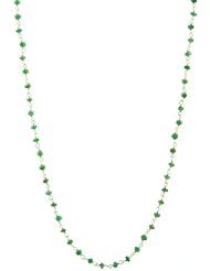 Emerald and Sterling Silver Chain - Sterling Silver