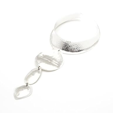 XXL Silver Drop Collar by Sibilia||RF10F