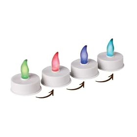 4pk Color Changing Battery Operated Tealight by Enjoy