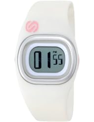 Soleus Womens SR011105 Tigress Digital Chronograph and White Silicone Strap Watch