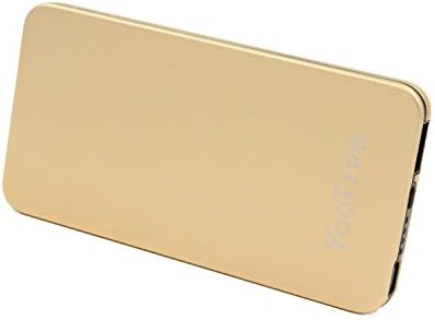 YooType ultra thin 4000mAh fashion rechargable external battery with safer battery core and overload and overcharge protection(gold)