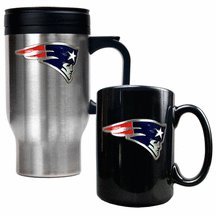 New England Patriots Stainless Mug Set