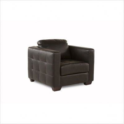 31a5dn%2B4xGL Berkley Leather Tufted Chair Leather: Deep Mocca