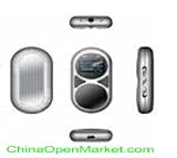 New Dual colours OLED screen MP3 Player with Built-in speaker +Rechargeable lithium battery through USB/AC charge (2GB)