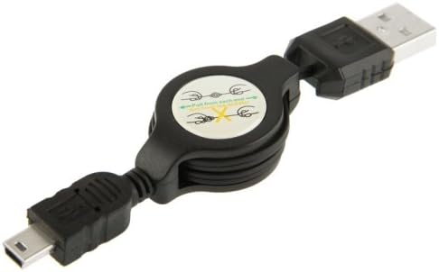 DIYLooks USB 2.0 to Mini 5 Pin USB Retractable Data & Charger Cable for Motorola V3 / Mobile Phone / MP3 / MP4 / Digital Camera / GPS, Length: 10cm (Can be Extended to 80cm)