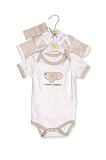 Baby Kaed Organic Onesies 2-Pack in Cream, 6 to 12 Months