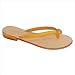 Women's Anchor Thong Sandal in Yellow